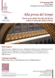 Alla prova del tempo. Venti anni della Facoltà di Storia e Beni Culturali della Chiesa